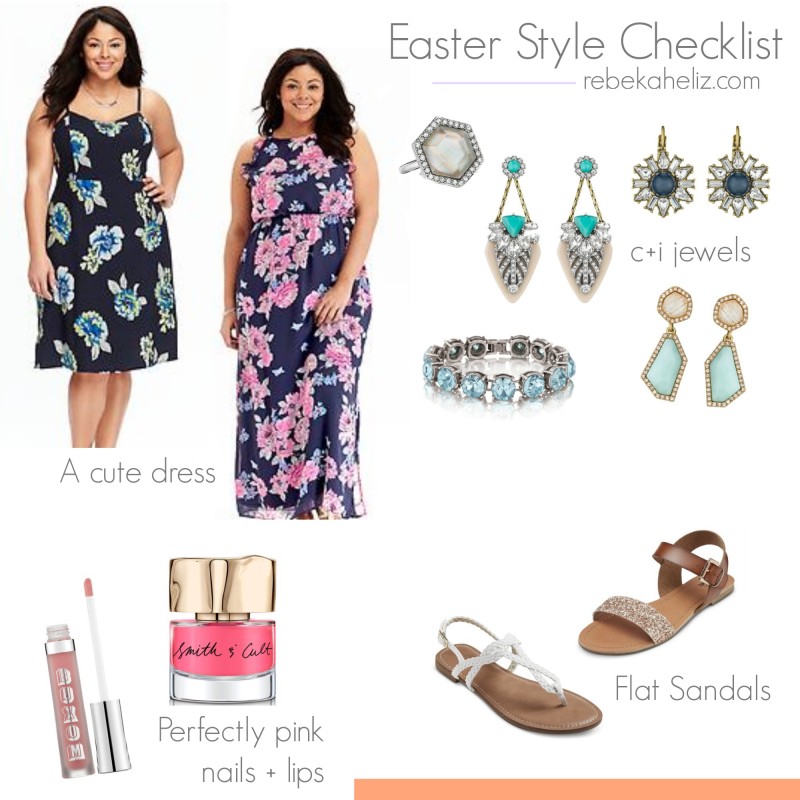 easter style checklist, easter, style, sandals, target, old navy, jewelry, chloe and isabel, buxom, smith and cult, pink, floral, maxi dress, dress