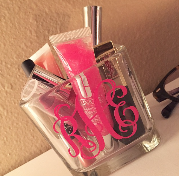 lipgloss, lipstick, lip balm, monogram