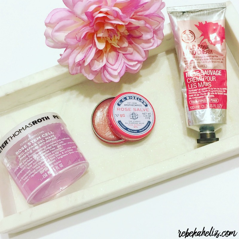 rose, rose beauty products, rebekaheliiz, beauty