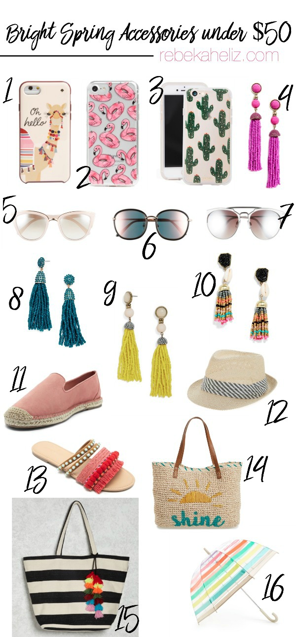 bright spring accessories