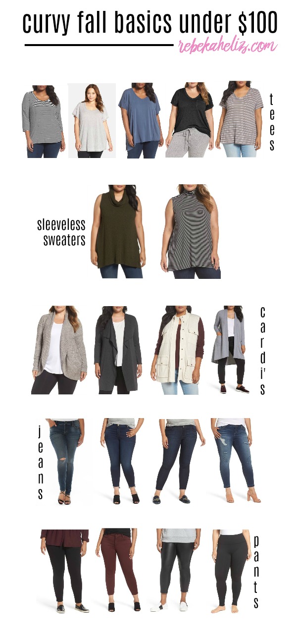 #nsale, fall basics, curvy, plus size, nordstrom, fall, under 100, sale