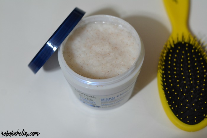 loreal hair scrub, hair scrub, exfoliating, scrub, haircare, loreal