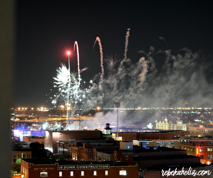 okc, oklahoma city, downtown, renaissance hotel, hotel review, bricktown, fireworks