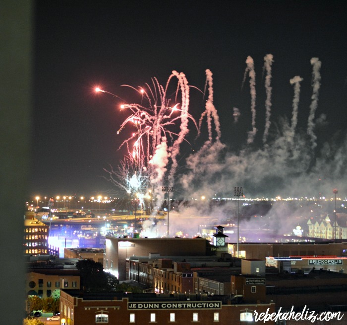 okc, oklahoma city, downtown, renaissance hotel, hotel review, bricktown, fireworks