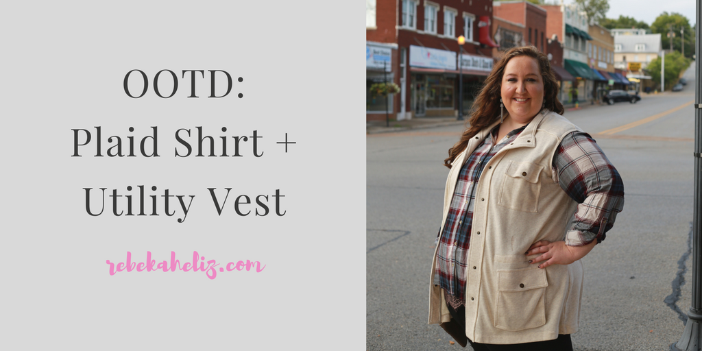 Plaid Shirt + Utility Vest