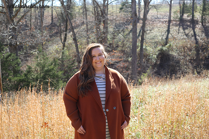 ootd, stripes, orange coat, coat sale, winter, rain jacket