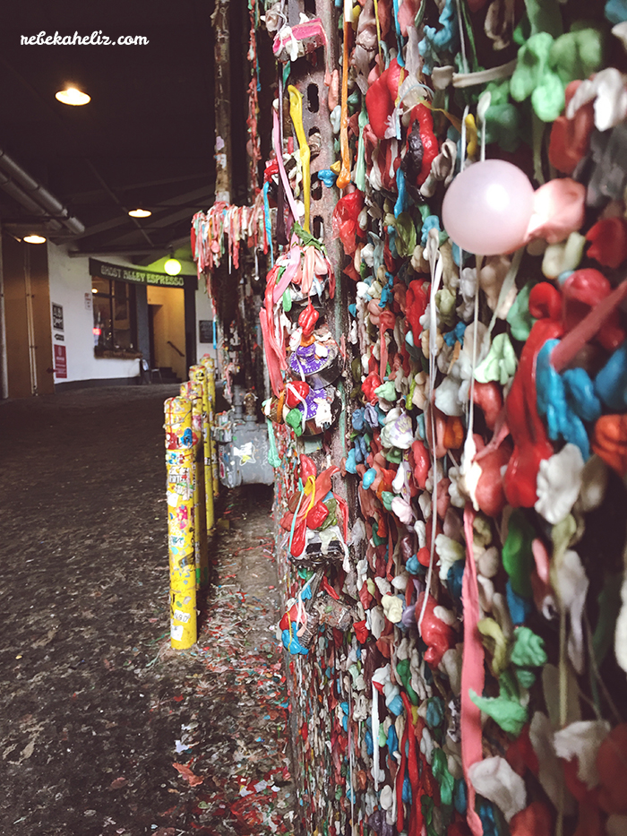 seattle, weekend getaway, travel, wanderlust, pike place market, underground tour, gum wall