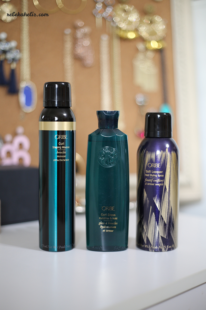 oribe, haircare, hair, style, hair style, curls, hair spray