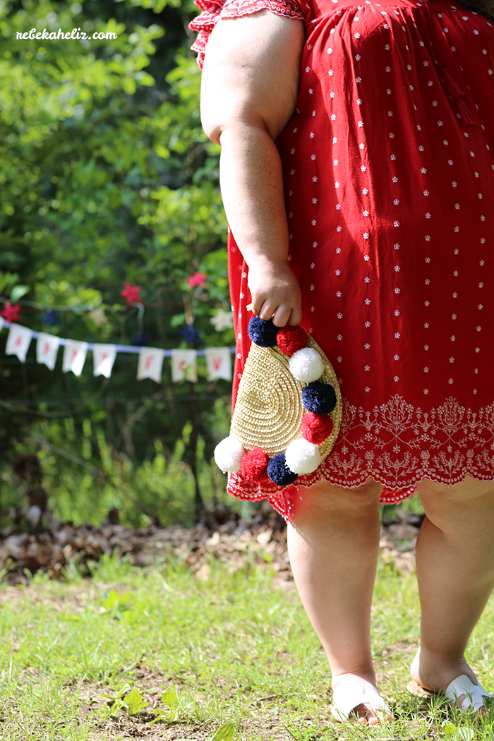 4th of july, amala pendant necklance, red white and blue, red tank, these curves, torrid, outfit ideas, ootd, wiw, jewelry, stella and dot, red dress