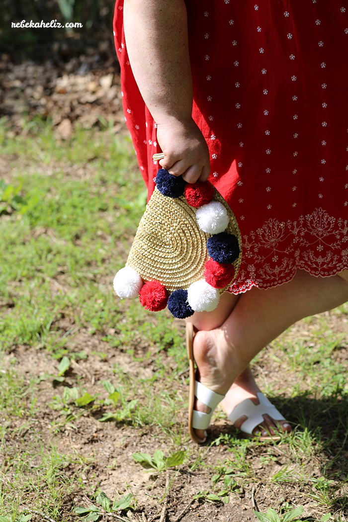 4th of july, amala pendant necklance, red white and blue, red tank, these curves, torrid, outfit ideas, ootd, wiw, jewelry, stella and dot, red dress