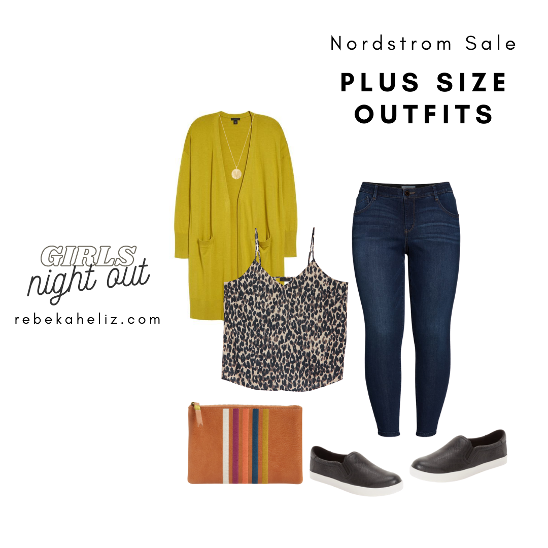 Nordstrom Sale, nsale, leopard camisole, plus size outfits